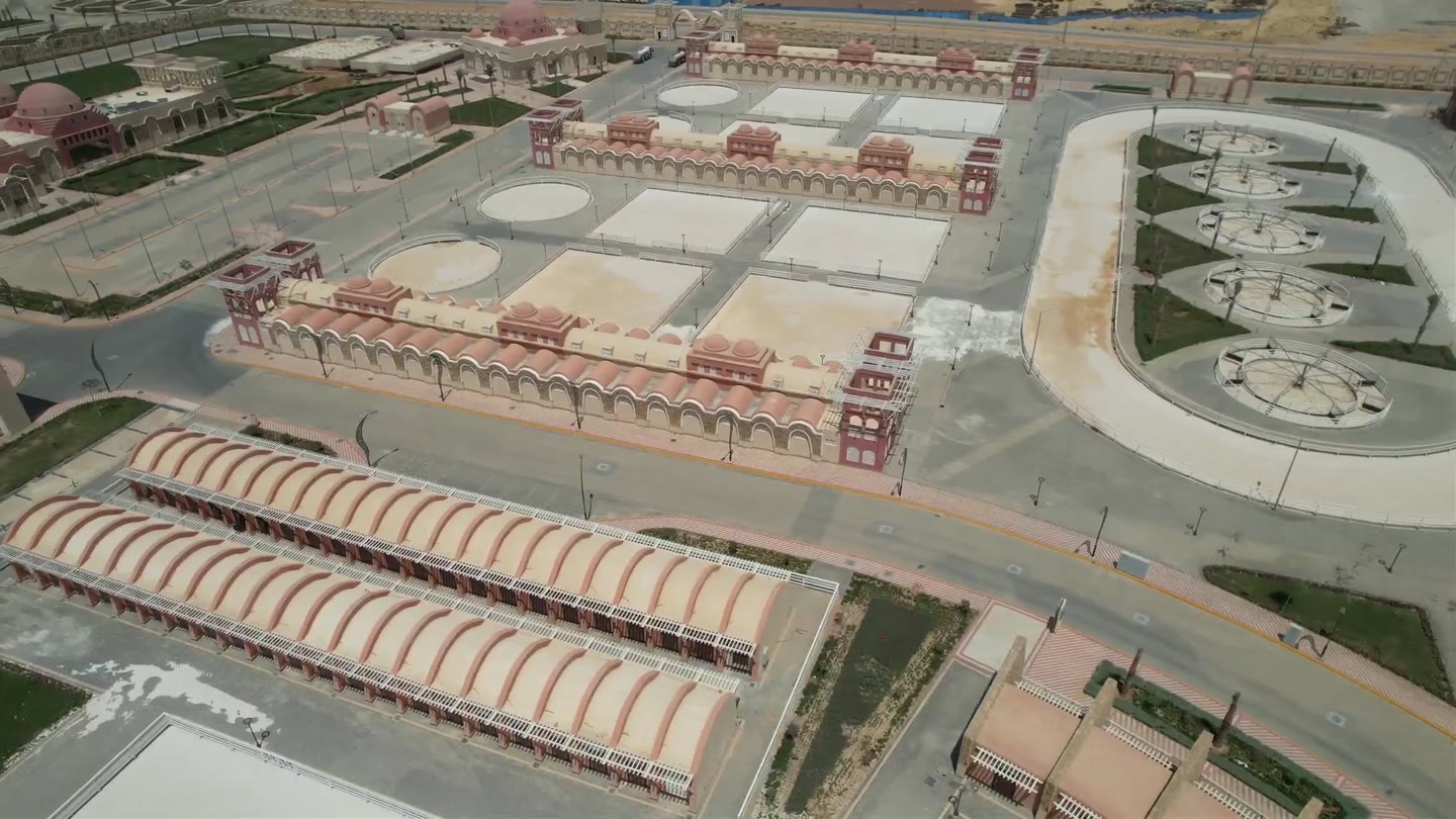 Real AL MASA project footage: مزرعة الخيول